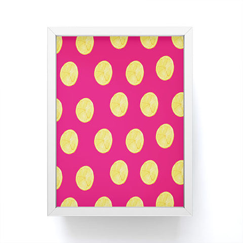 Allyson Johnson Lemony Framed Mini Art Print