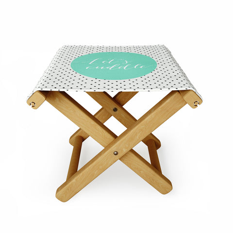 Allyson Johnson Lets Cuddle Folding Stool