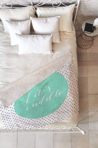 Allyson Johnson Lets Cuddle Fleece Throw Blanket