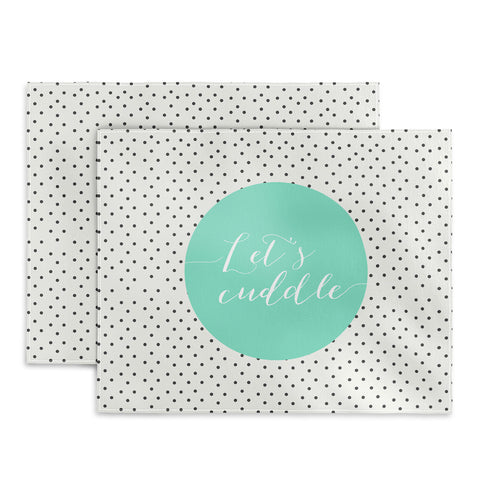 Allyson Johnson Lets Cuddle Placemat