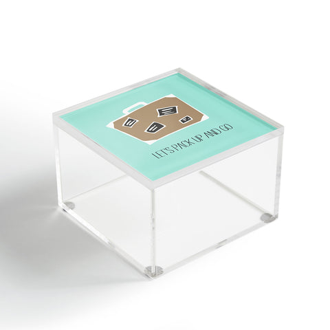 Allyson Johnson Lets pack up and go Acrylic Box