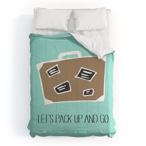 Allyson Johnson Lets pack up and go Comforter