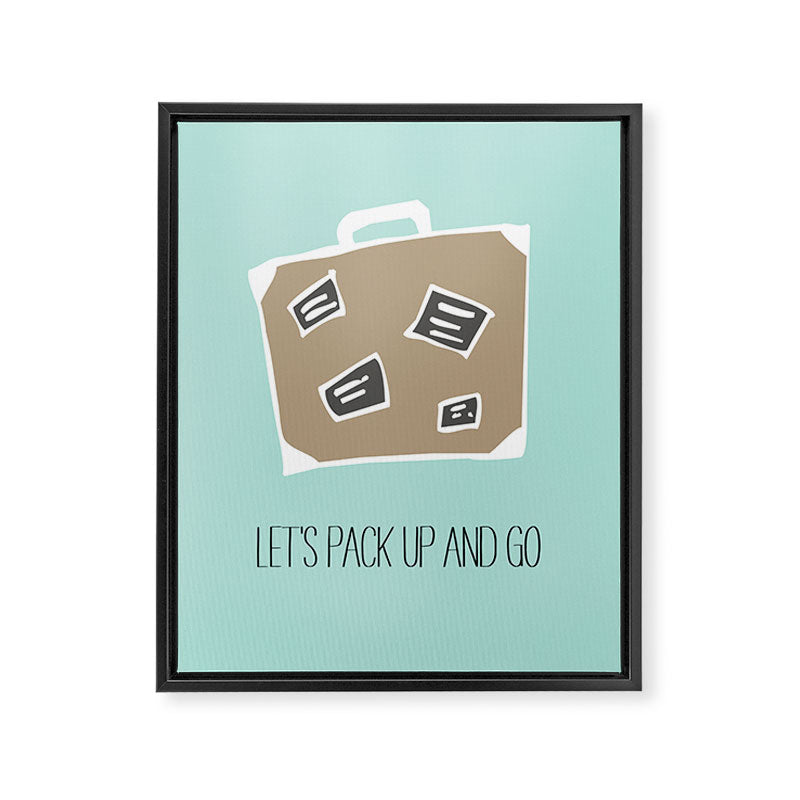 Lets Pack Up And Go Art Canvas Allyson Johnson