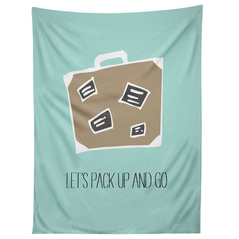 Allyson Johnson Lets pack up and go Tapestry