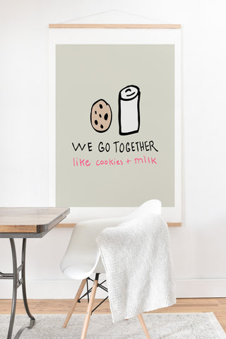 Allyson Johnson Like Cookies and Milk Art Print And Hanger