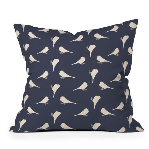 Allyson Johnson Little Birdies Throw Pillow