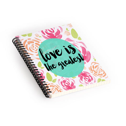 Allyson Johnson Love is the greatest Spiral Notebook