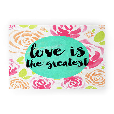 Allyson Johnson Love is the greatest Welcome Mat