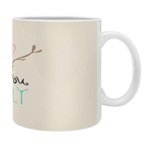 Allyson Johnson Love you deerly Coffee Mug