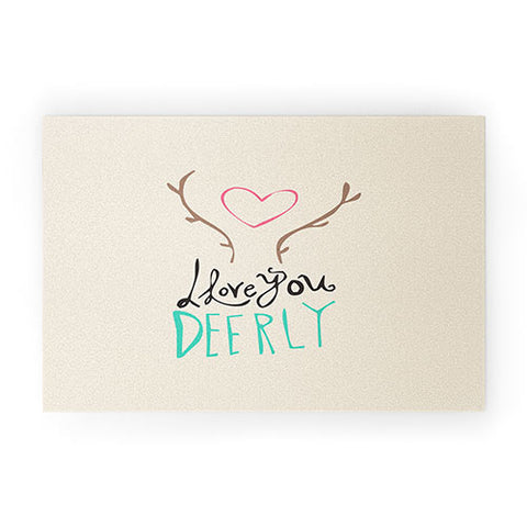 Allyson Johnson Love you deerly Welcome Mat