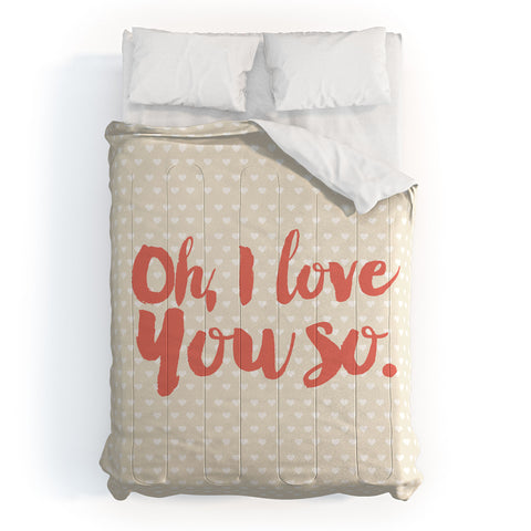 Allyson Johnson Love you so Comforter