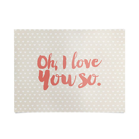 Allyson Johnson Love you so Poster