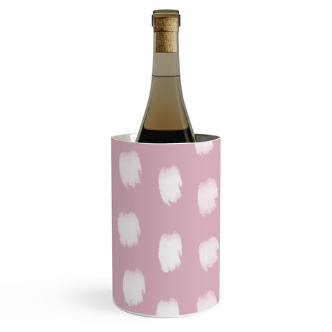 Allyson Johnson Mauve brush strokes Wine Chiller