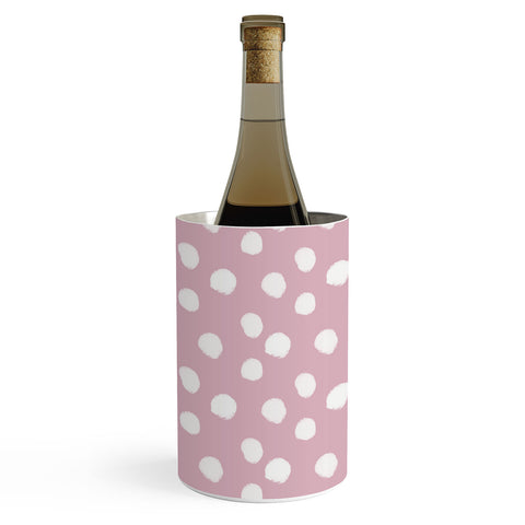 Allyson Johnson Mauve Dots Wine Chiller