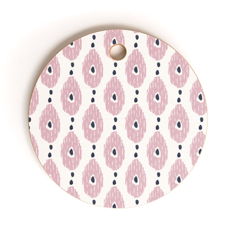 Allyson Johnson Mauve iKat Cutting Board Round