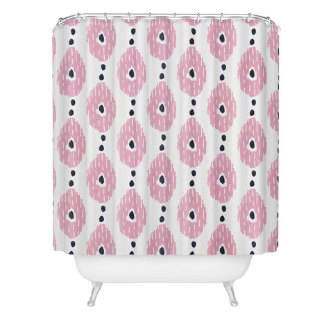 Allyson Johnson Mauve iKat Shower Curtain