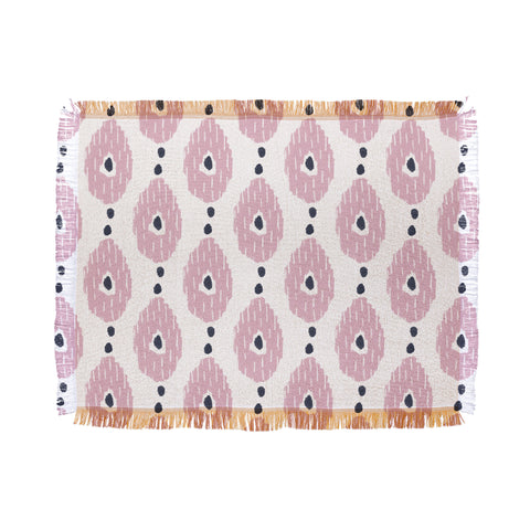 Allyson Johnson Mauve iKat Throw Blanket