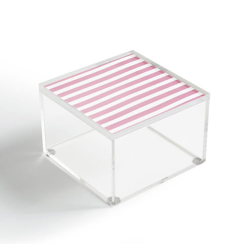 Allyson Johnson Mauve Stripes Acrylic Box