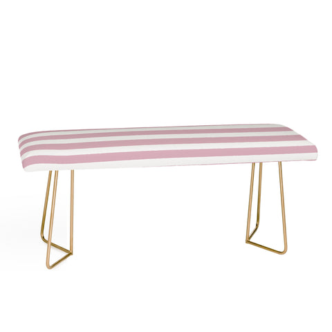 Allyson Johnson Mauve Stripes Bench