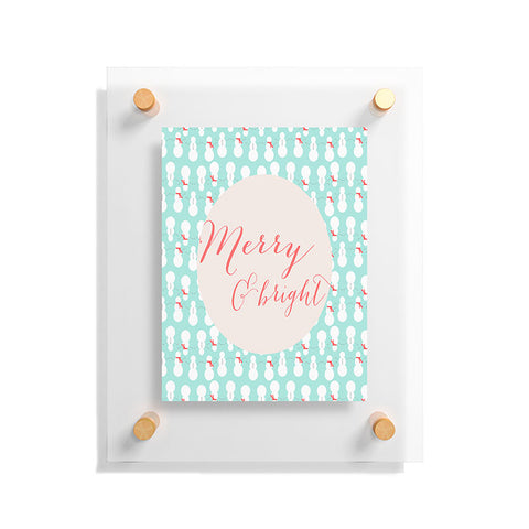 Allyson Johnson Merry And Bright Floating Acrylic Print