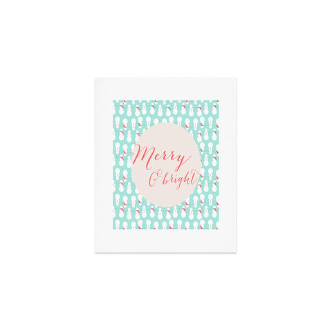 Allyson Johnson Merry And Bright Art Print