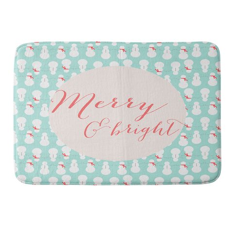 Allyson Johnson Merry And Bright Memory Foam Bath Mat