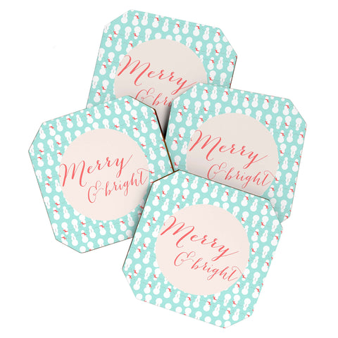 Allyson Johnson Merry And Bright Coaster Set