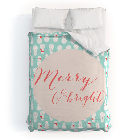 Allyson Johnson Merry And Bright Duvet Cover