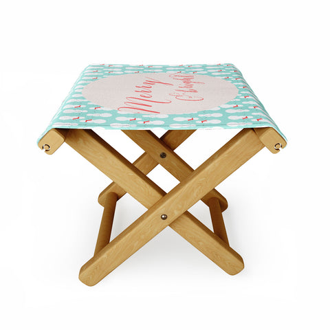 Allyson Johnson Merry And Bright Folding Stool