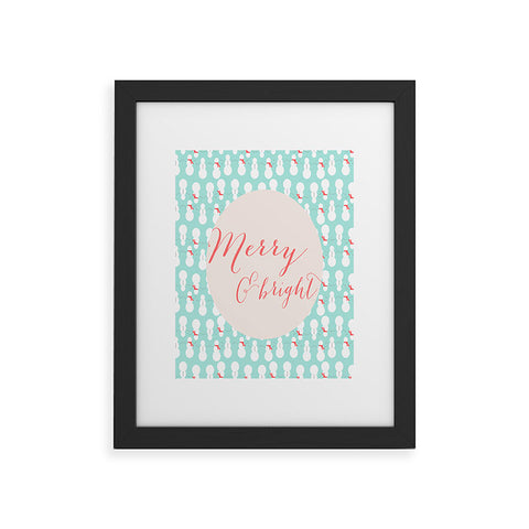 Allyson Johnson Merry And Bright Framed Art Print