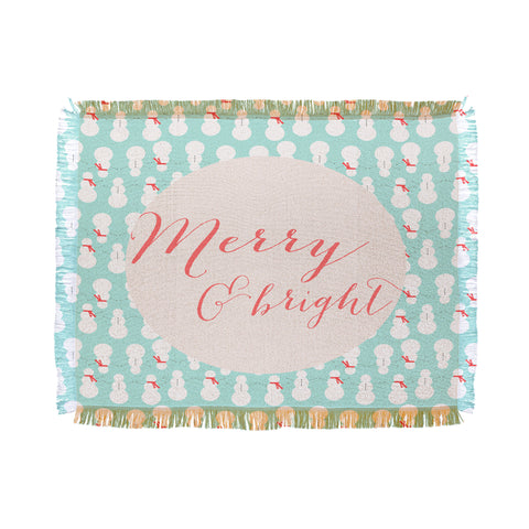 Allyson Johnson Merry And Bright Throw Blanket