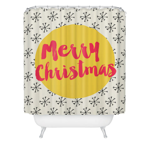 Allyson Johnson Merry Christmas Shower Curtain