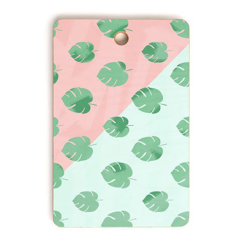 Allyson Johnson Mid Century Palm Cutting Board Rectangle