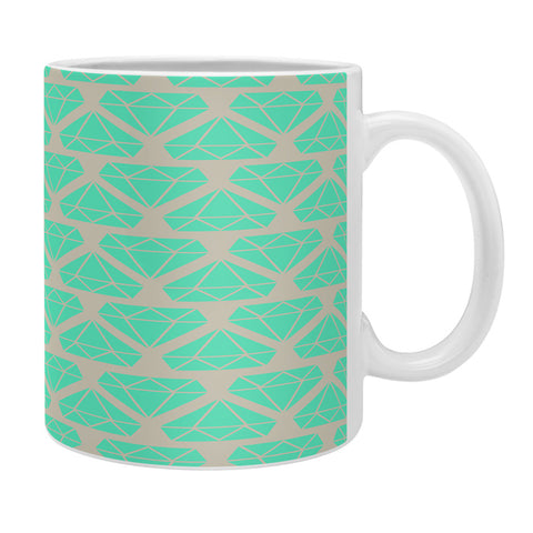 Allyson Johnson Mint Diamonds Coffee Mug