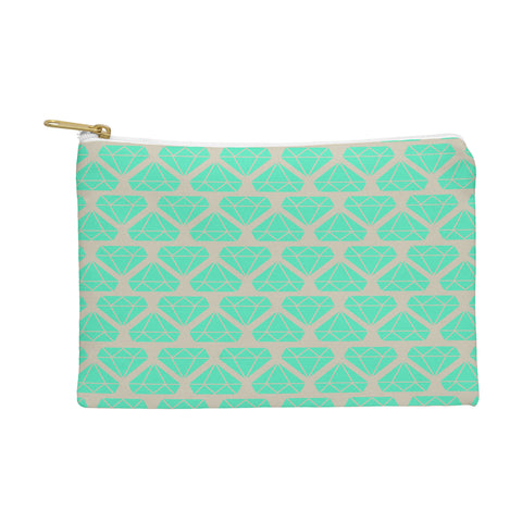 Allyson Johnson Mint Diamonds Pouch