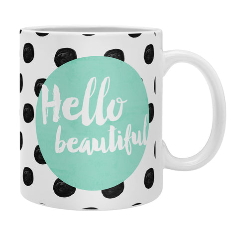 Allyson Johnson Mint Hello Beautiful Coffee Mug