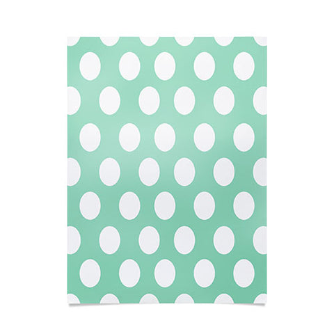 Allyson Johnson Mintiest Polka Dots Poster