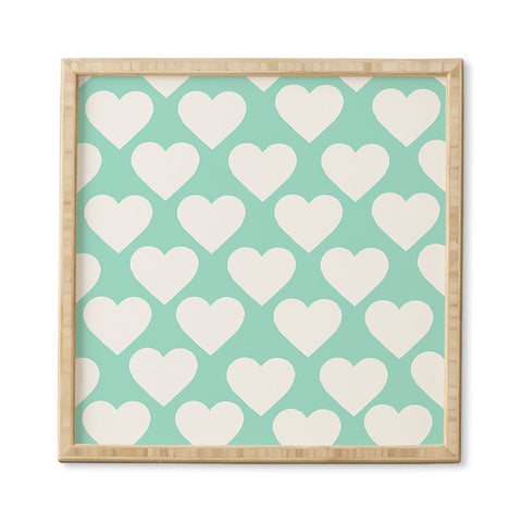 Allyson Johnson Minty Love Framed Wall Art
