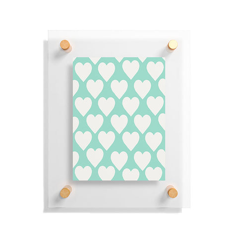 Allyson Johnson Minty Love Floating Acrylic Print