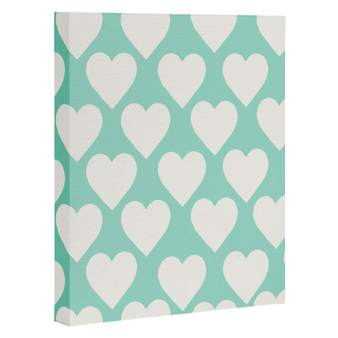 Allyson Johnson Minty Love Art Canvas