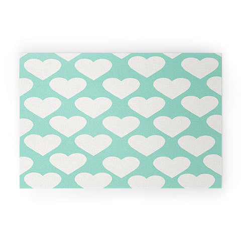 Allyson Johnson Minty Love Welcome Mat