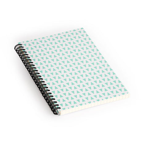 Allyson Johnson Minty Triangles Spiral Notebook