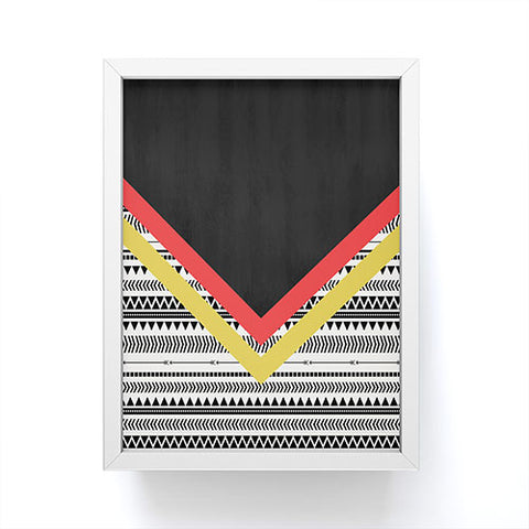 Allyson Johnson Mixed Aztec 2 Framed Mini Art Print