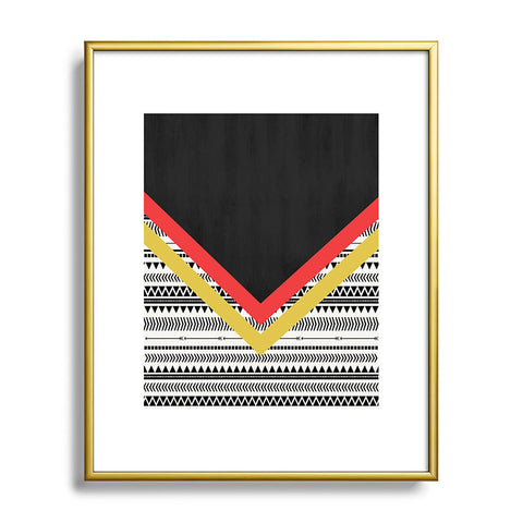 Allyson Johnson Mixed Aztec 2 Metal Framed Art Print