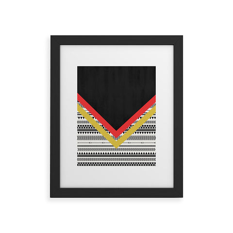 Allyson Johnson Mixed Aztec 2 Framed Art Print