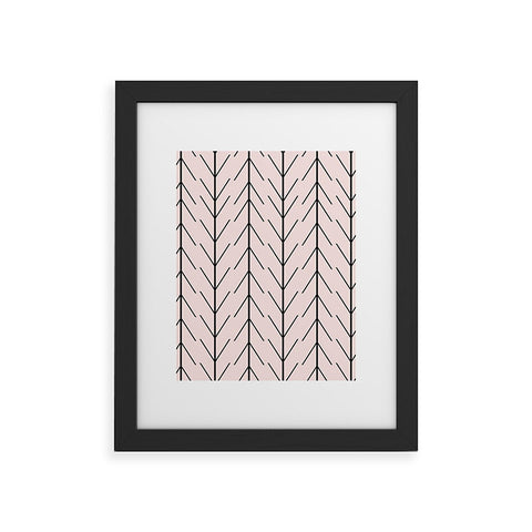 Allyson Johnson Mod Arrows Framed Art Print