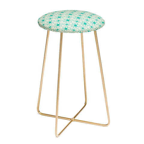 Allyson Johnson Mod Flowers Counter Stool