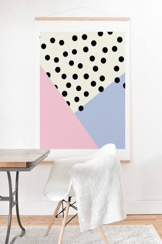 Allyson Johnson Mod Rose Pink Art Print And Hanger