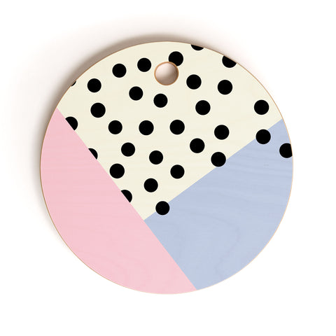 Allyson Johnson Mod Rose Pink Cutting Board Round