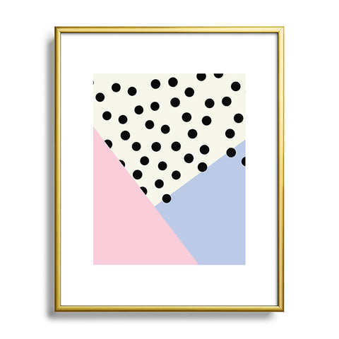 Allyson Johnson Mod Rose Pink Metal Framed Art Print